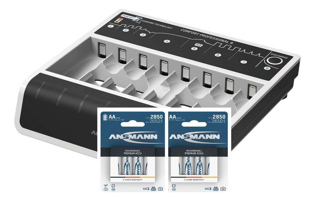 Ansmann Comfort Professional 8 Charger 1001-0175