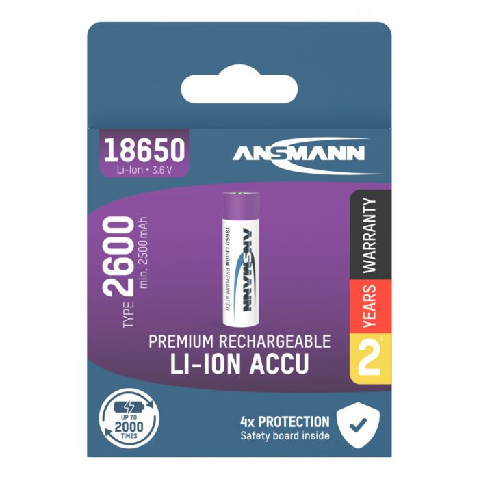 18650 Lithium Ion Rechargeable Battery