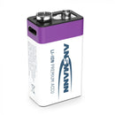 Ansmann 9V 400 Lithium-Ion Rechargeable Battery