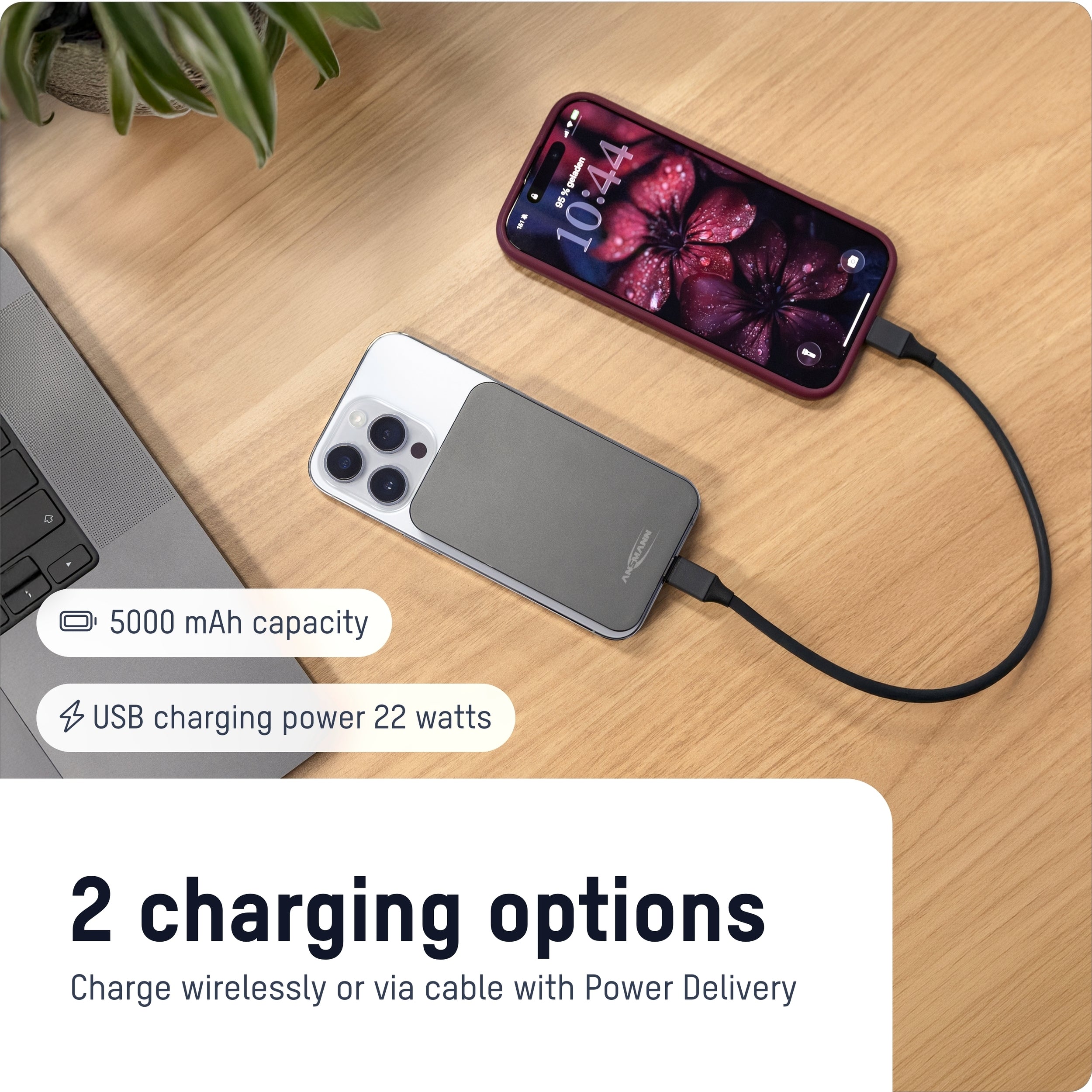 Ansmann MAGSAFE 5,000 mah Powerbank
