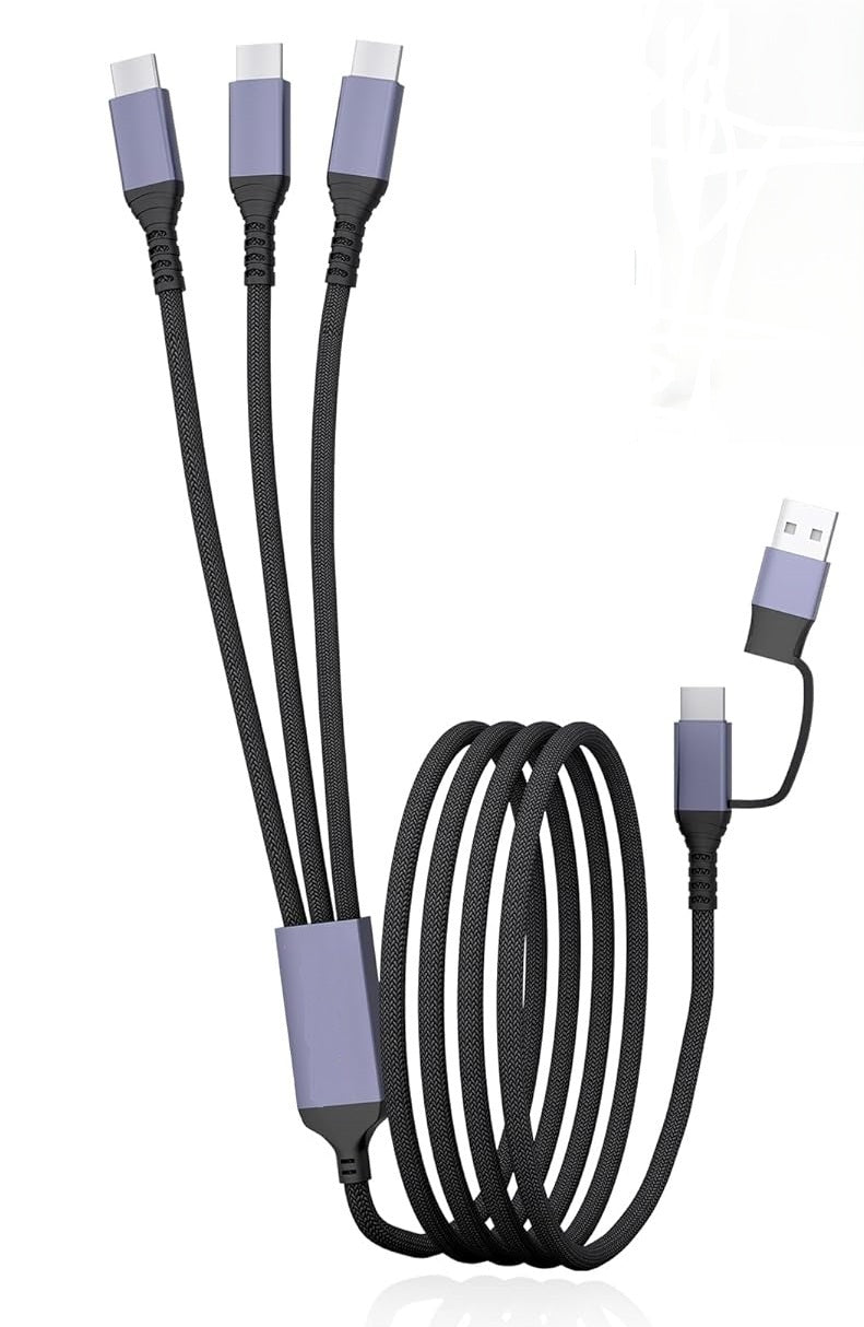 Ansmann Pure Power 12 channel charger with 3-way usb-c cable