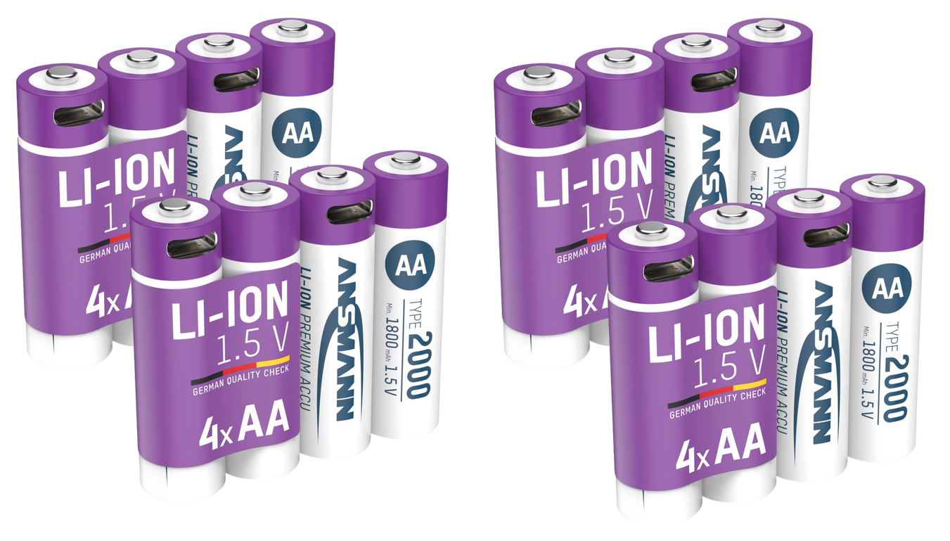 Ansmann AA 2000 Lithium-ion Rechargeable Battery