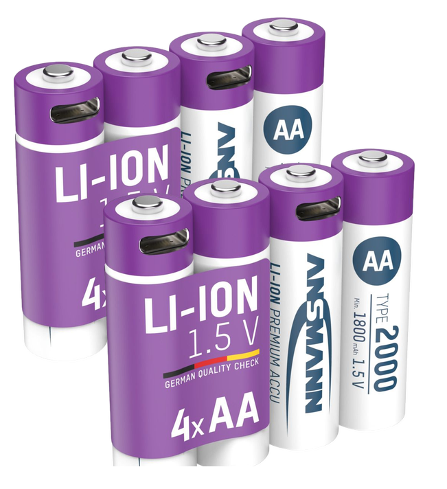 Ansmann AA 2000 Lithium-ion Rechargeable Battery