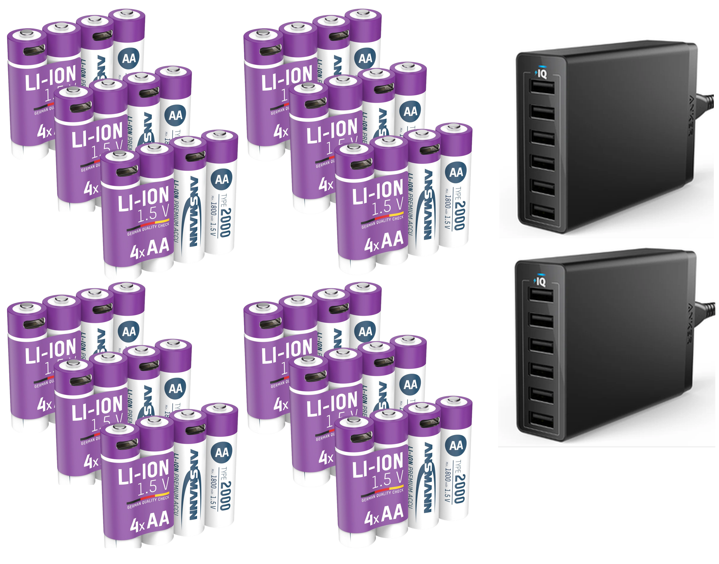 Ansmann AA 2000 Lithium-ion Rechargeable Battery