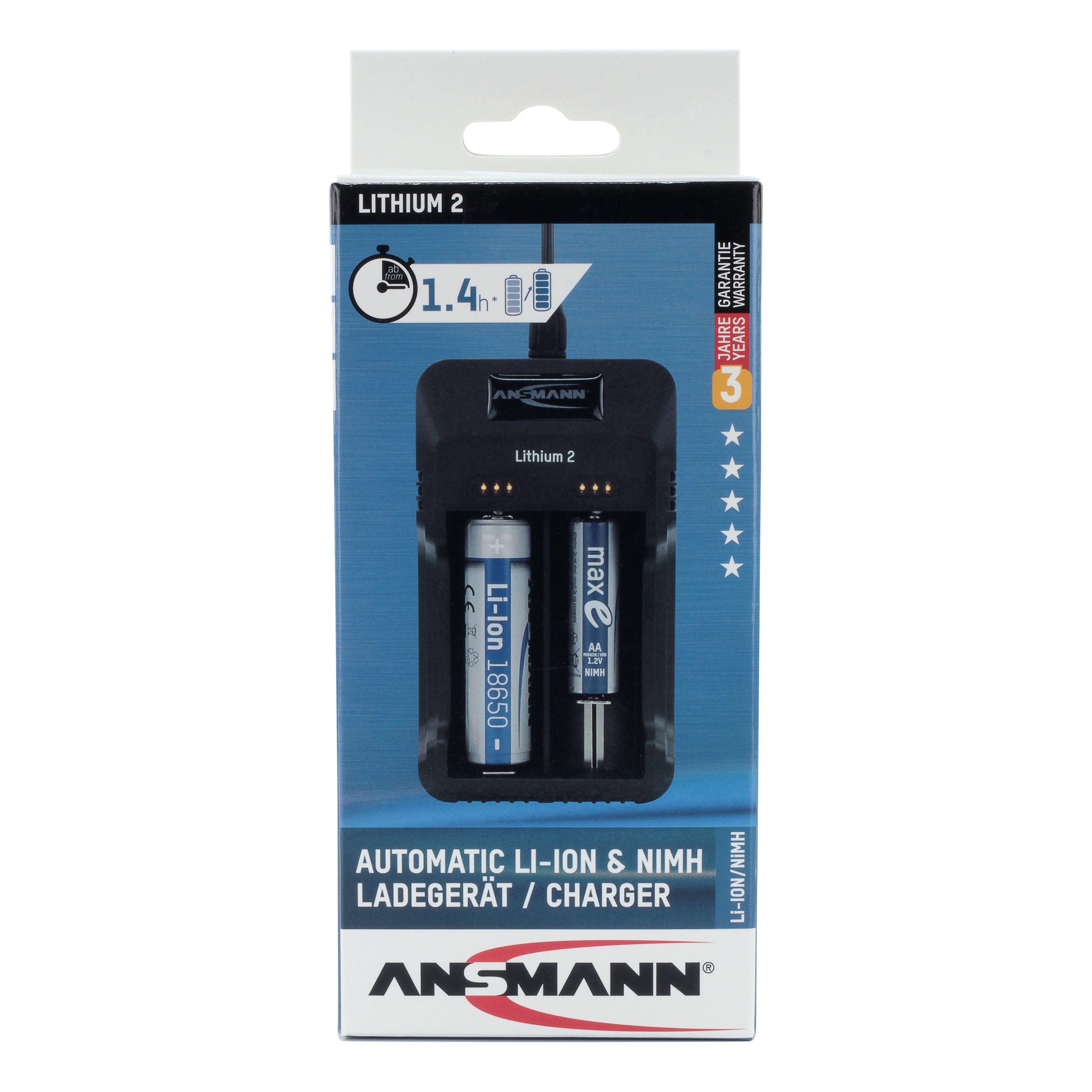 Ansmann Automatic LI-Ion & NIMH Charger