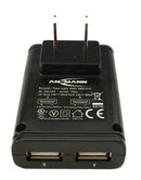 Slimline Ansmann Dual USB Charger
