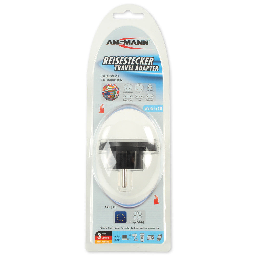 Travel plug "World to EU"