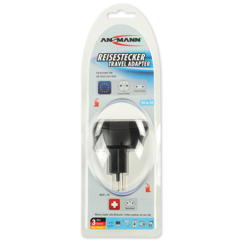 Travel plug "EU to CH"