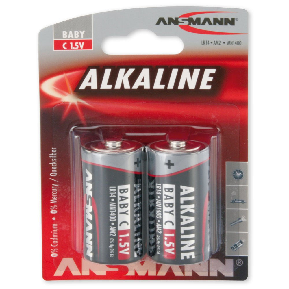 Ansmann Alkaline C battery 2 pk 1513-0000