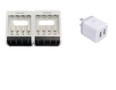 ANSMANN 2x Comfort Battery Charger Bundle for 8X NiMH AA/AAA Batteries - with Perfect 7 Charging Technology & Repair Mode