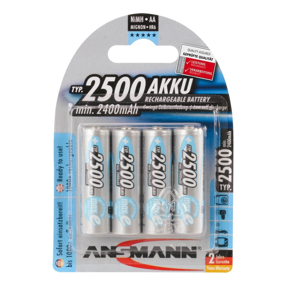AA rechargeable Batteries - Low Discharge