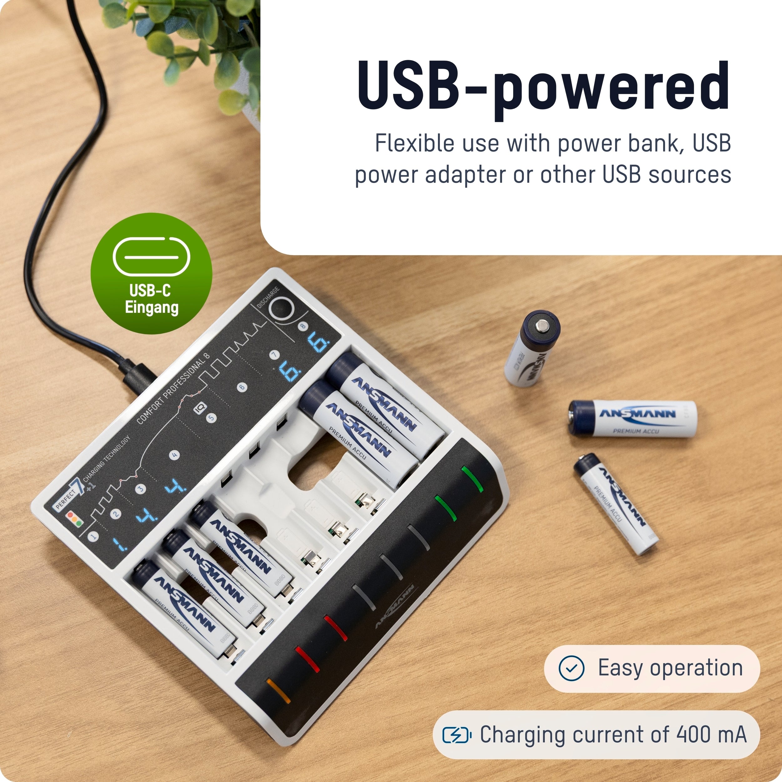 Ansmann Comfort Professional 8 Charger 1001-0175
