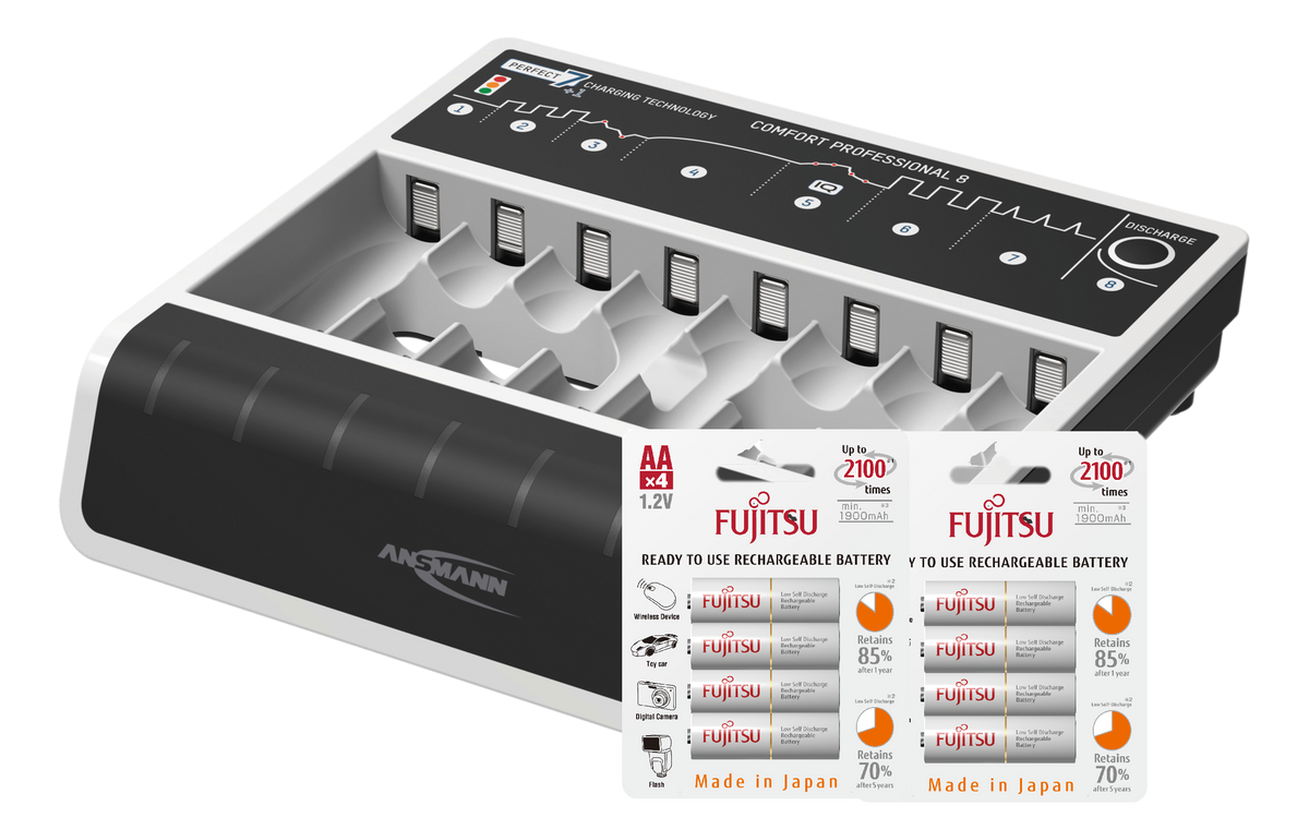 Ansmann Comfort Professional 8 Charger 1001-0175