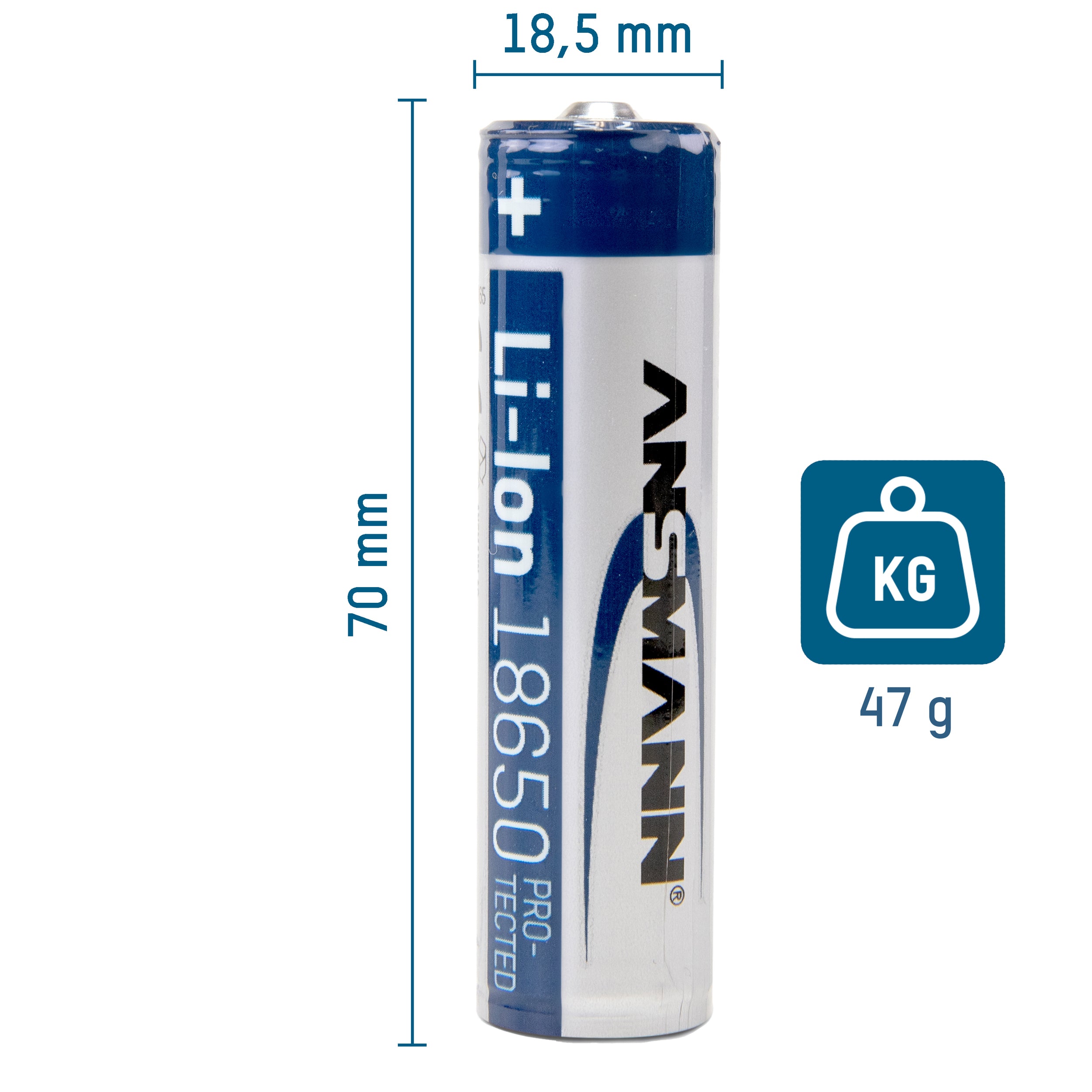 18650 Lithium Ion Rechargeable Battery