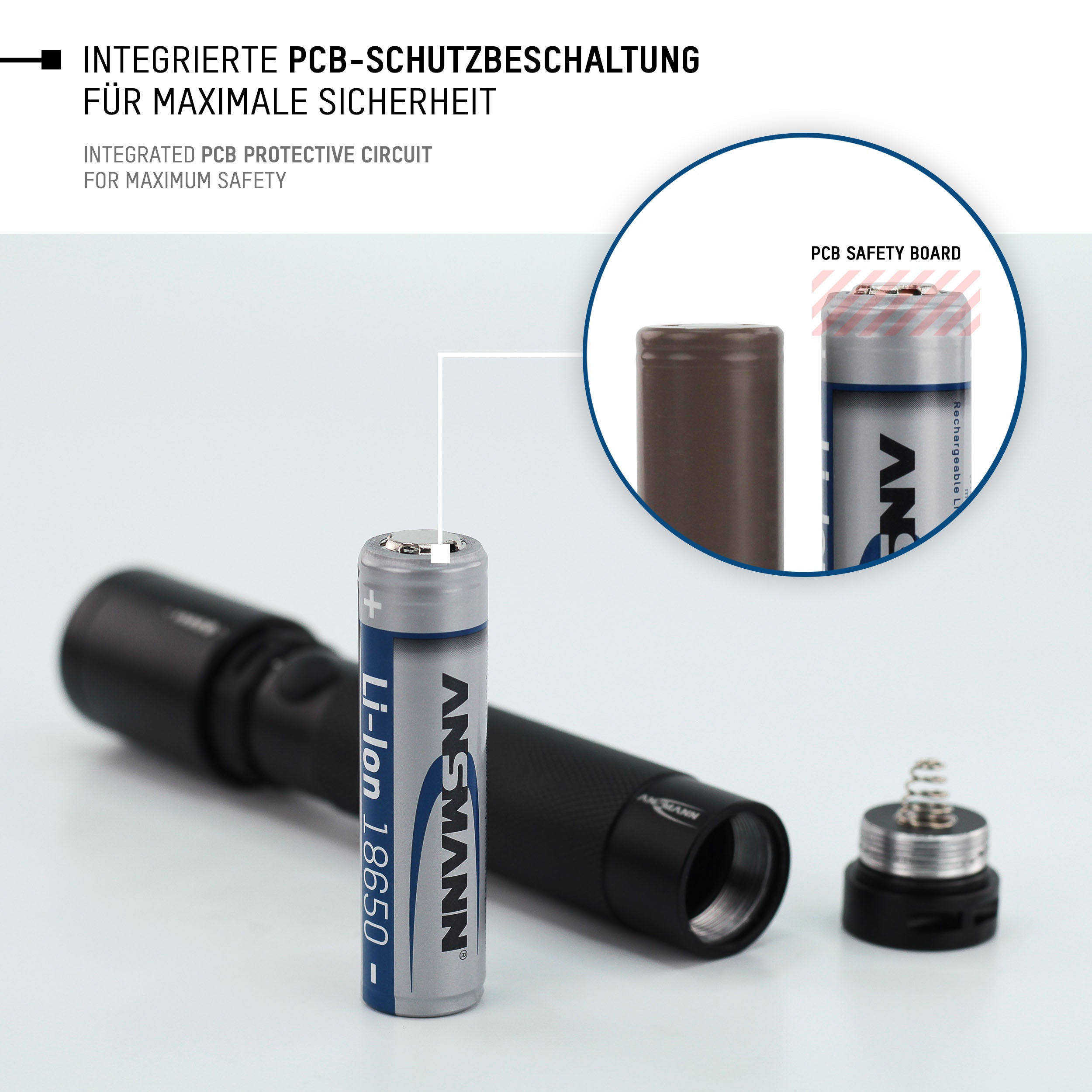 18650 Lithium Ion Rechargeable Battery