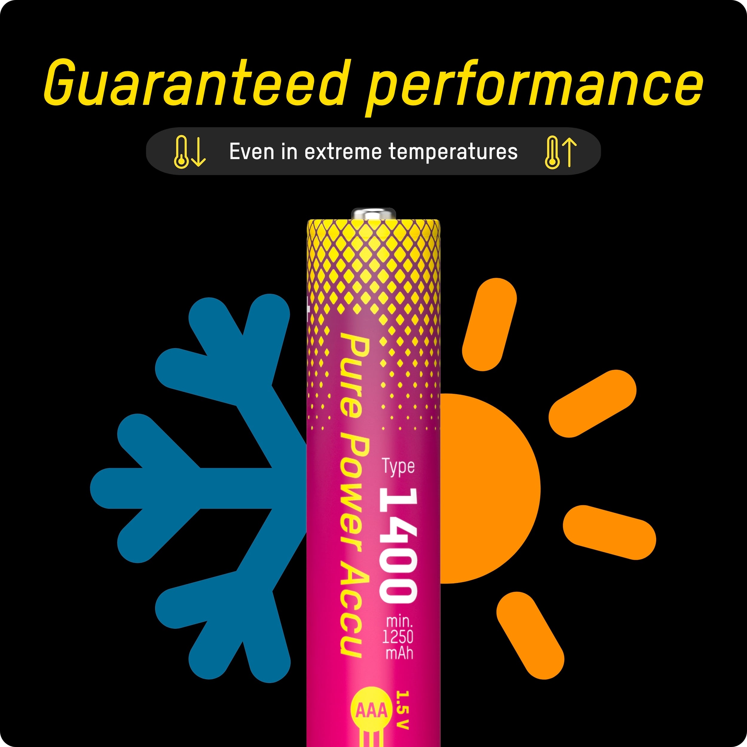 Ansmann Pure Power AAA 1400 mah Li-Ion 4pk