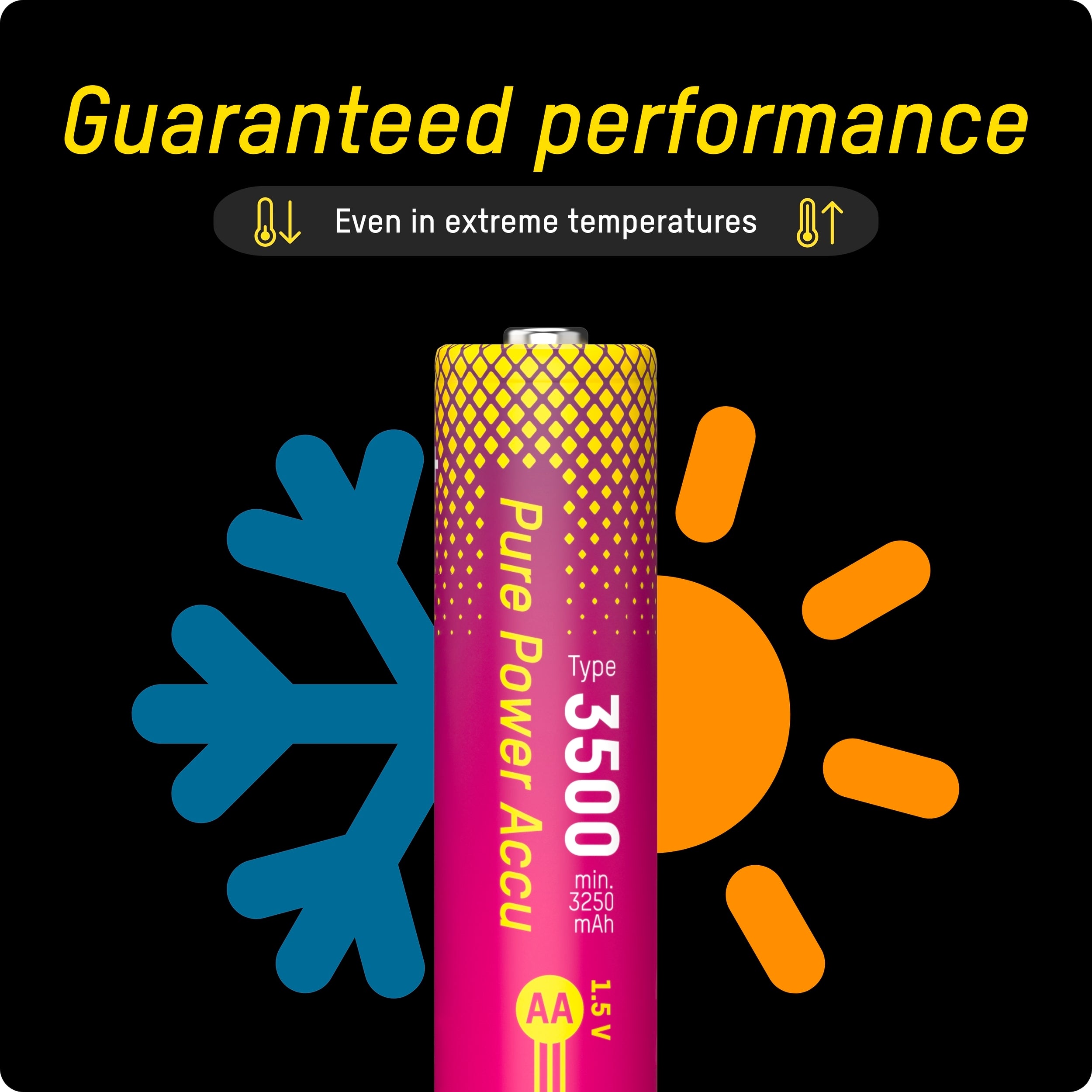Ansmann Pure Power AA 3500 mah Li-Ion 4pk