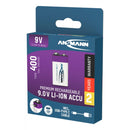 Ansmann 9V 400 Lithium-Ion Rechargeable Battery