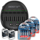 Energy 16 Plus 9V 300 & AA 2850 Slimline Bundle
