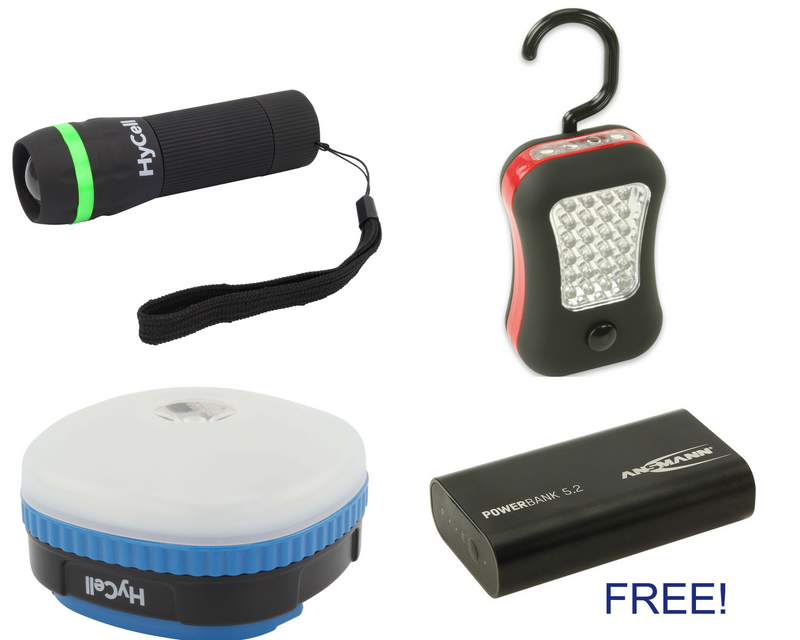 Home and Travel Light Essentials + FREE Powerbank