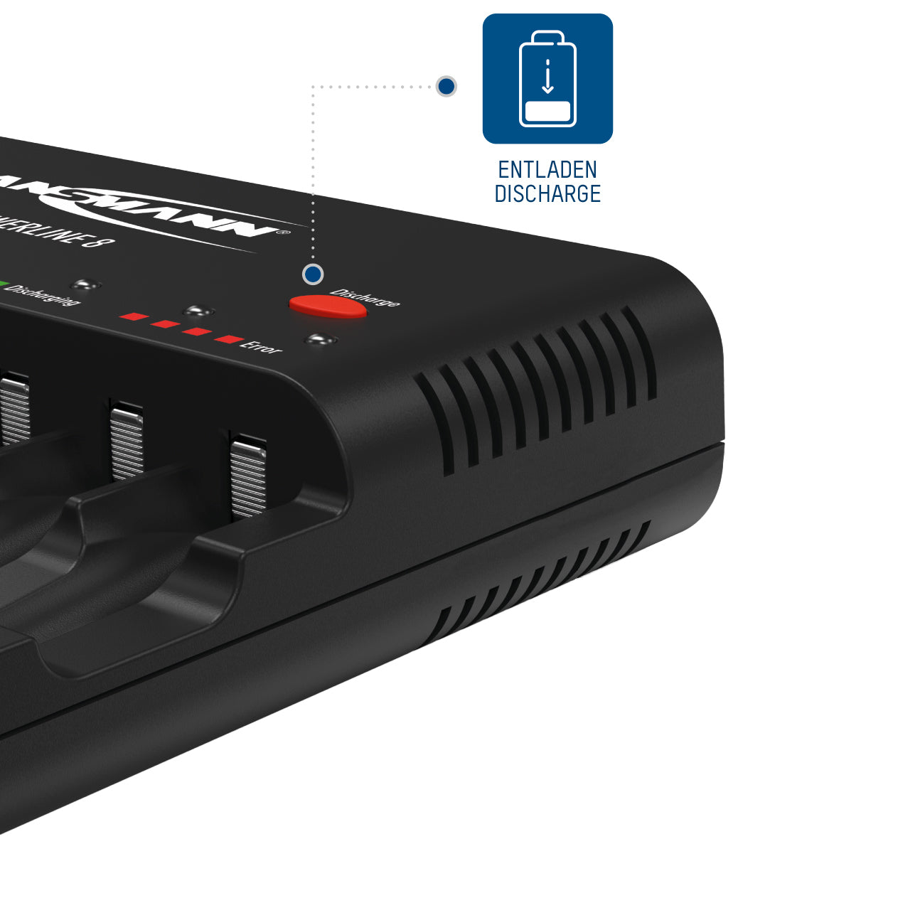Ansmann Powerline 8 Battery Charger Slimline 2850 Bundle