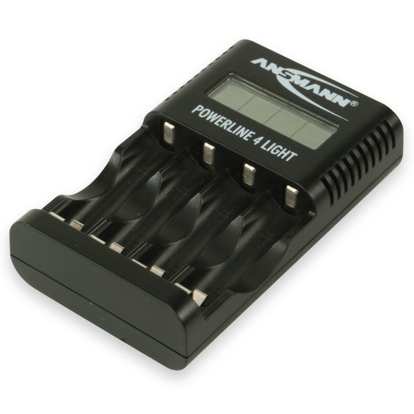 Ansmann Powerline 4 Light - Entry Level Professional AA - AAA charger with LCD Display