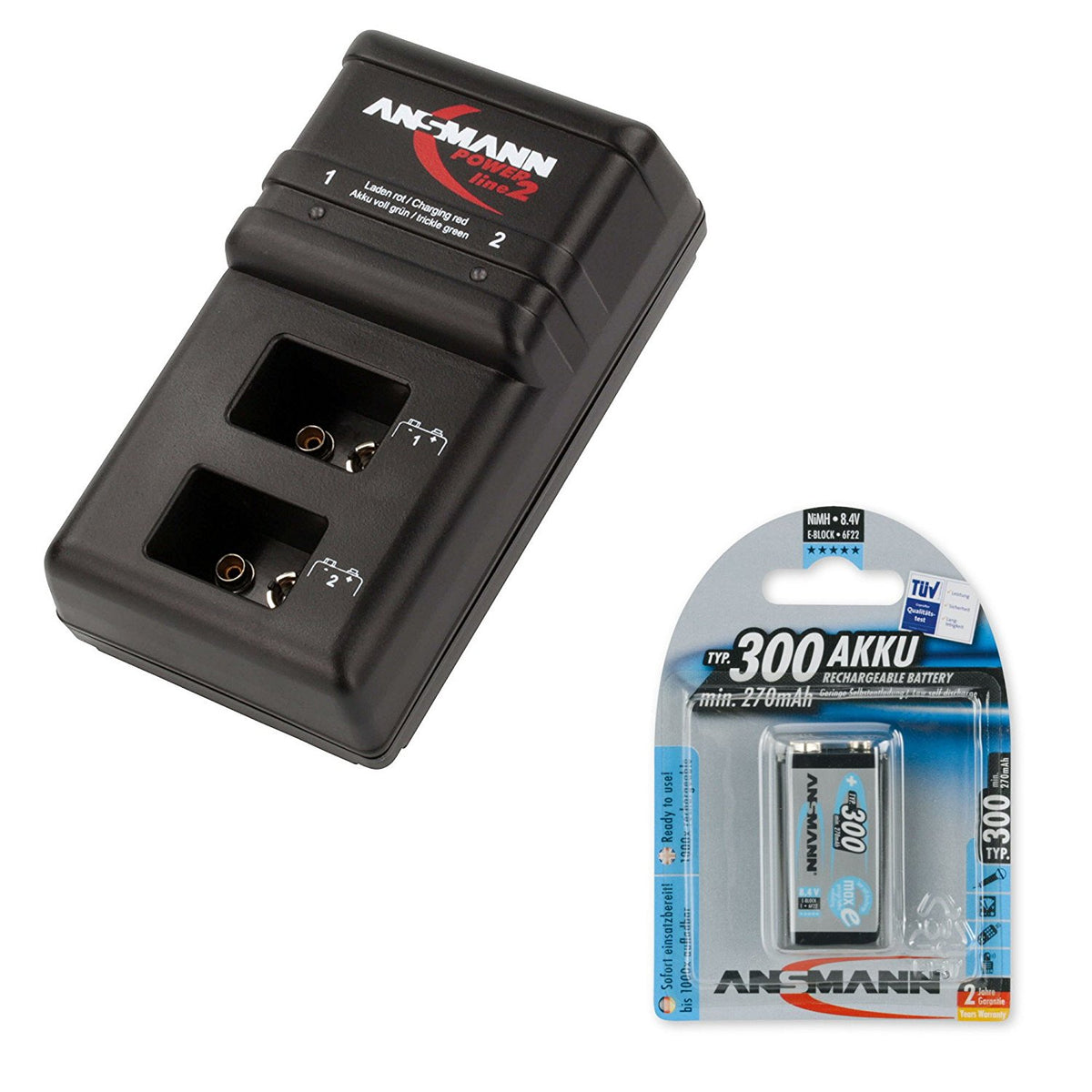 ANSMANN 9564006-1 ALCS 2-24A Plug Top Lead-Acid Charger - Black