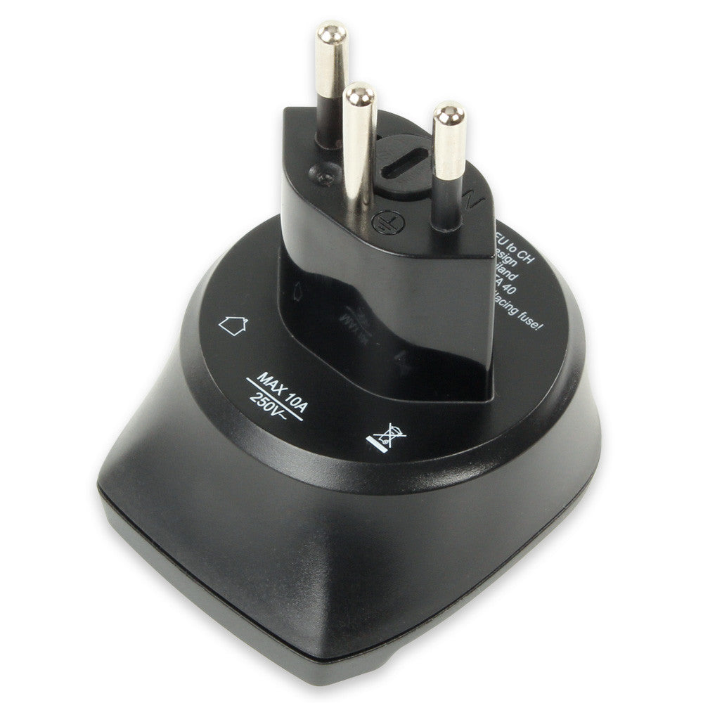 Travel plug "EU to CH"