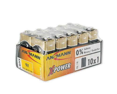 Ansmann X-Power Premium Alkaline 9V 10 pack