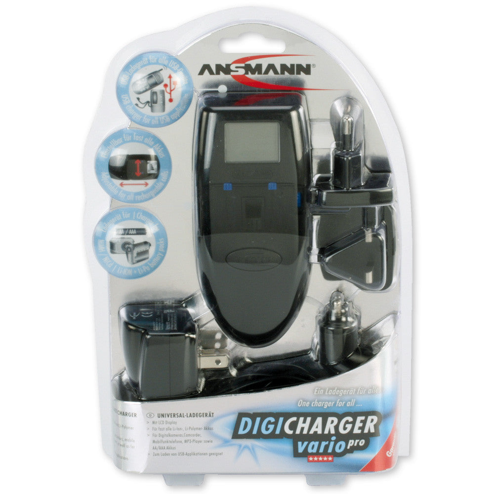 Ansmann Digicharger Vario Pro Battery Charger