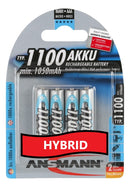 Ansmann HYBRID 1100 mah AAA Rechargeable Batteries