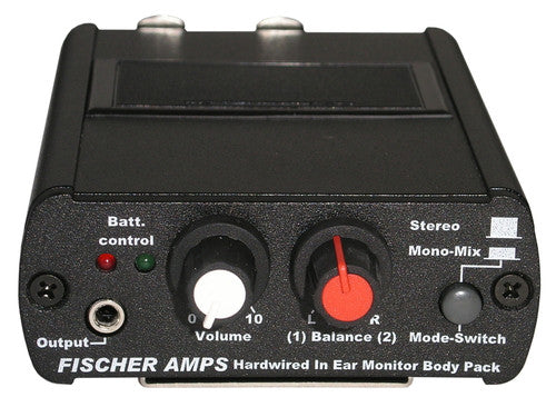Fischer Amps Hard-wired In Ear Body Pack Headphone Amplifier 001100