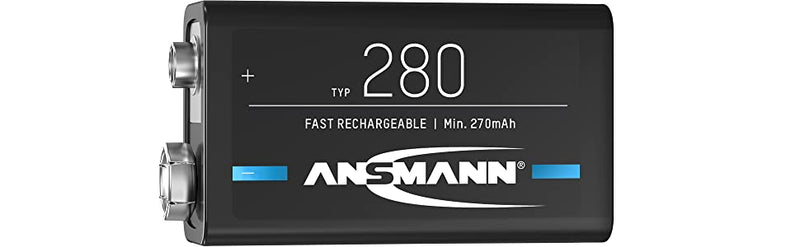 Ansmann 280+ 9V Rechargeable