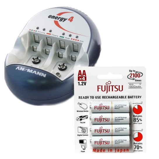 Ansmann Energy 4 Charger for AA-AAA-9V