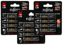 FUJITSU HR-3UTHCEX(4B) 12-PACK AA HIGH CAPACITY PRE-CHARGED RECHARGEABLE BATTERIES (MADE IN JAPAN)