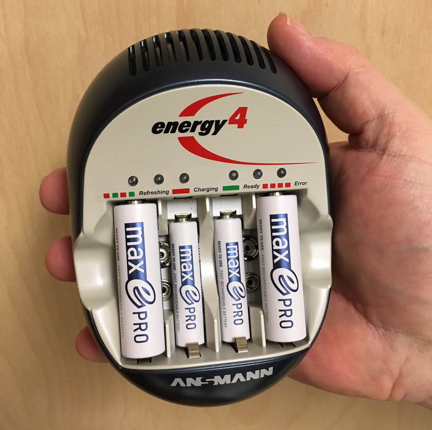 Ansmann Energy 4 Charger for AA-AAA-9V
