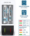 Ansmann Battery Charger – Automatic Battery Charger with Perfect 7 Charging Technology & Repair Mode Comfort Mini