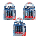 Ansmann AA 2850 mah High Capacity Slimline Rechargeable Battery 4-pk