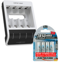 ANSMANN Comfort Smart Battery Charger for 4X NiMH AA/AAA Batteries - with Perfect 7 Charging Technology & Repair Mode