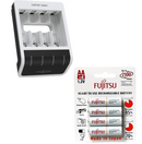 ANSMANN Comfort Smart Battery Charger for 4X NiMH AA/AAA Batteries - with Perfect 7 Charging Technology & Repair Mode