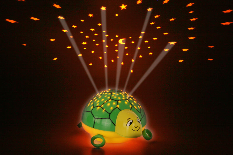 ANSMANN Starlight Turtle Nightlight Projects Constellations Multicolor LED Sleeping Aid for Babies