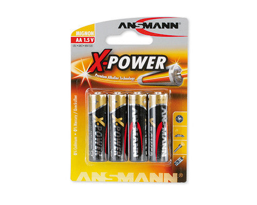 X-Power Alkaline Battery AA -4 pk